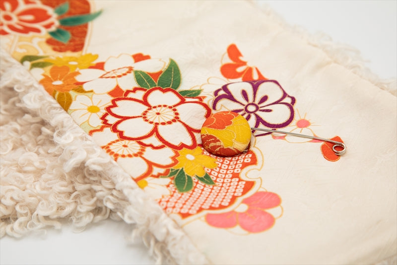 襟巻ピン付き【SCARF WITH PIN】